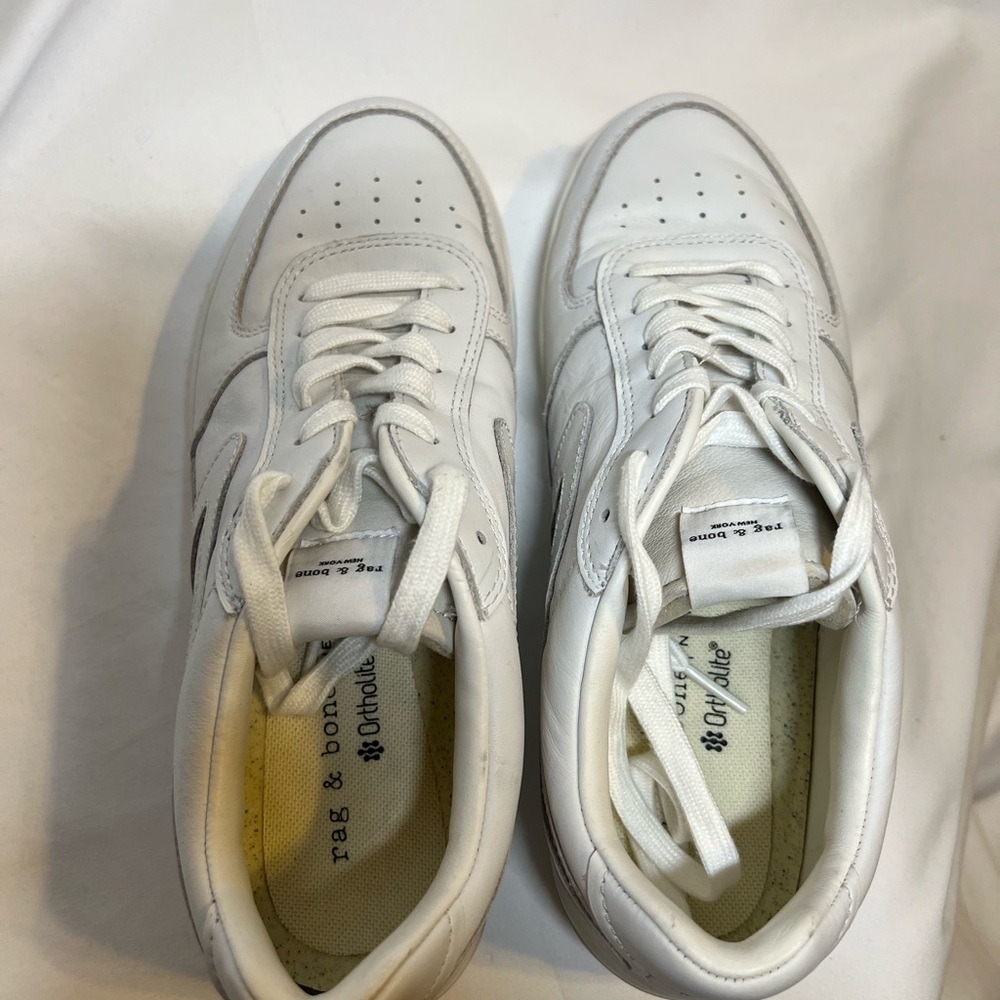 Rag & Bone Women's Retro Court Ortholite Lace up Sneakers size 39 (US9)MSRP $288